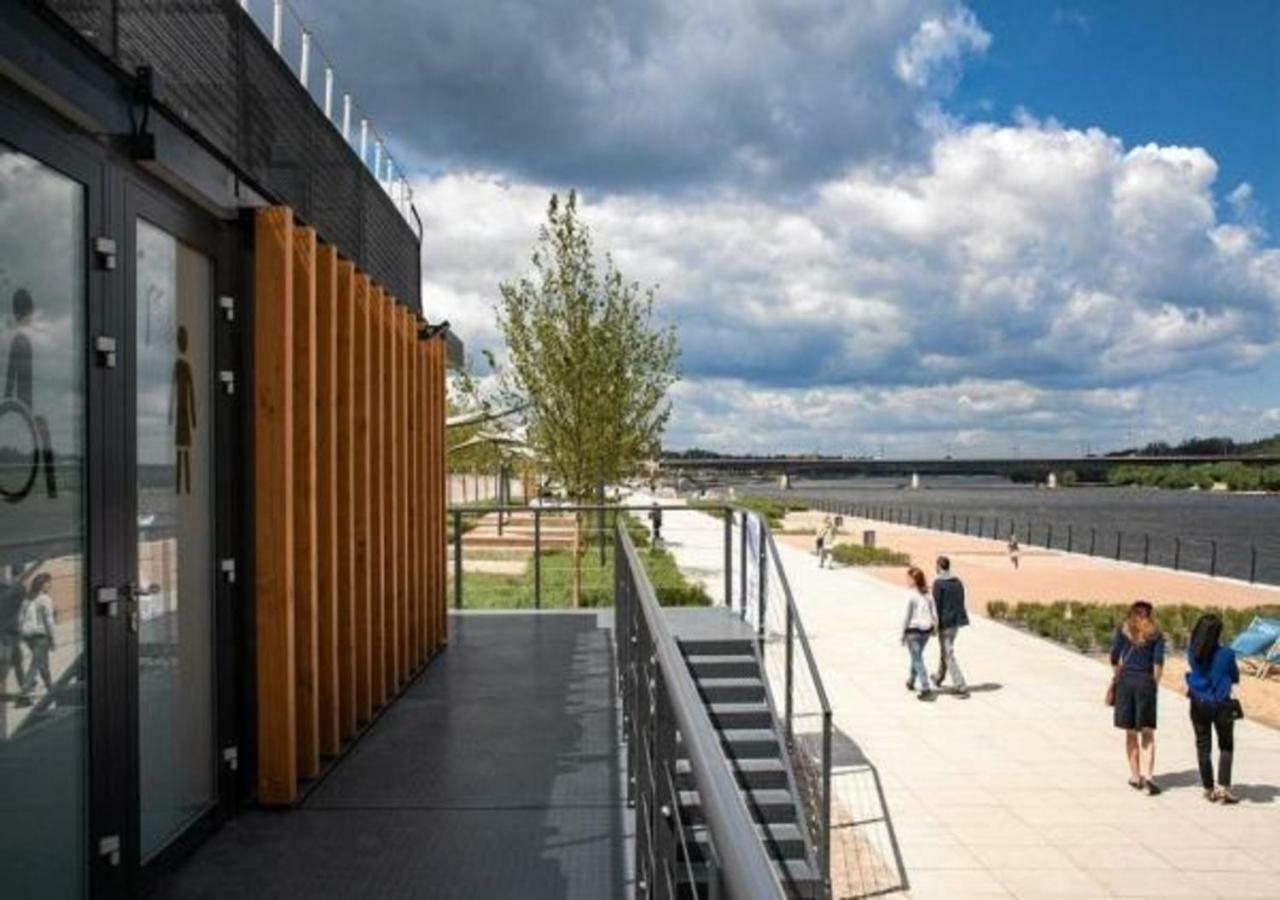Bulwary Wislane P&O Serviced Apartments With Ac Warschau Exterior foto